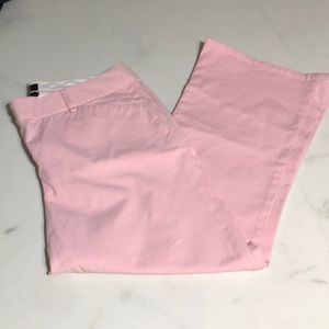 Pink Cropped Khakis Size 4